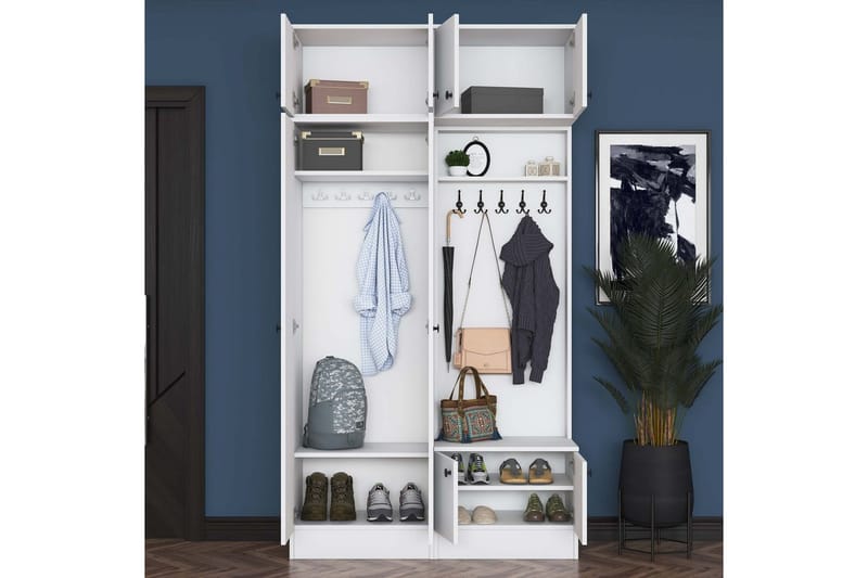 Quorra Hallmöbelset - Vit - Möbler - Hall & entré - Möbelset för hall & entré