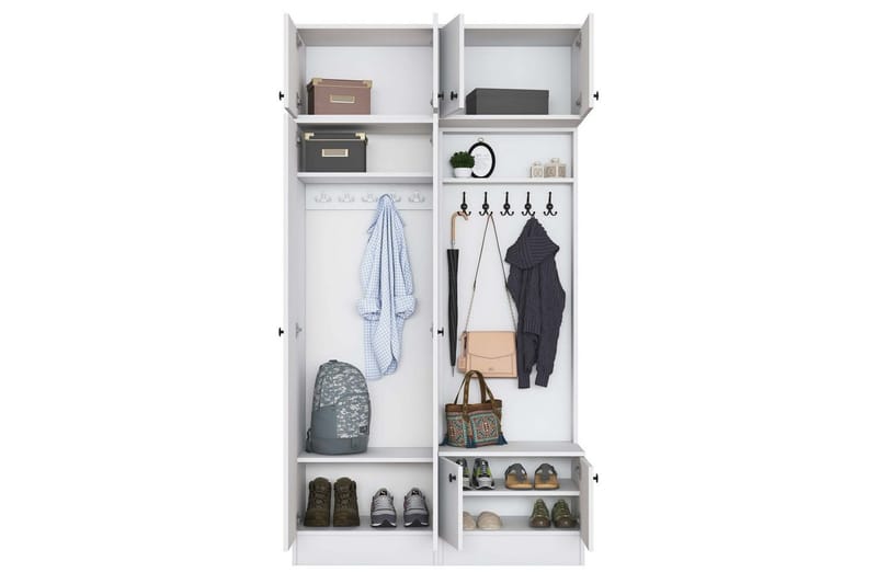 Quorra Hallmöbelset - Vit - Möbler - Hall & entré - Möbelset för hall & entré