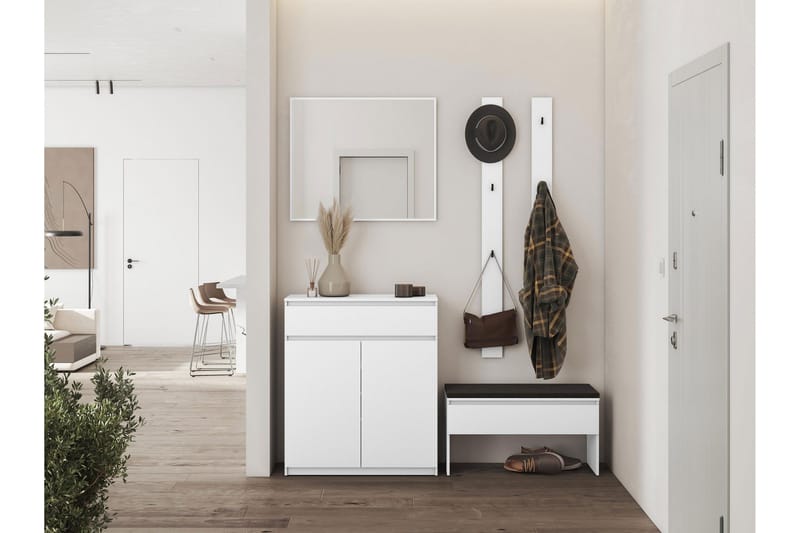 Simply Hallmöbelset - Vit - Möbler - Hall & entré - Möbelset för hall & entré