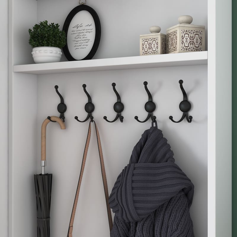 Tavren Hallställ 139,6x182,8x37,5 cm - Vit - Möbler - Hall & entré - Möbelset för hall & entré