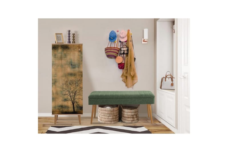 Tekel Hallmöbelset - Grön - Möbler - Hall & entré - Möbelset för hall & entré