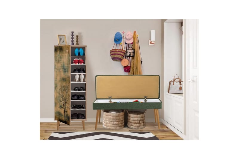 Tekel Hallmöbelset - Grön - Möbler - Hall & entré - Möbelset för hall & entré