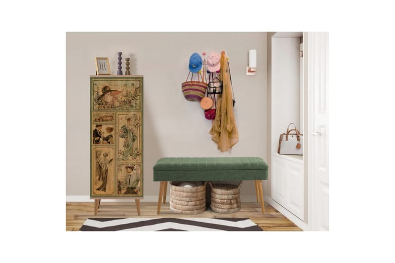 Tekel Hallmöbelset - Grön - Möbler - Hall & entré - Möbelset för hall & entré