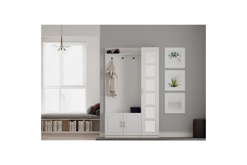 Vyros Hallmöbelset - Matt Vit - Möbler - Hall & entré - Möbelset för hall & entré