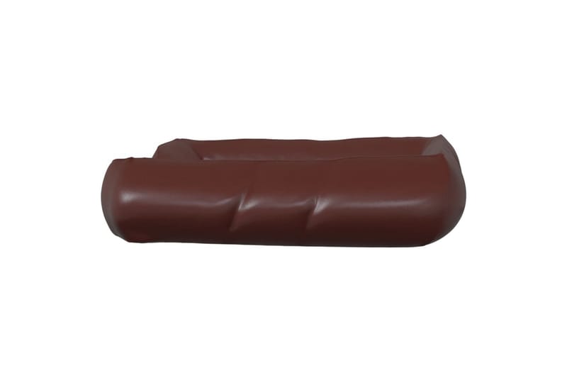 Hundbädd brun 105x80x25 cm konstläder - Brun - Möbler - Husdjursmöbler - Hundmöbler - Hundbädd & hundsäng