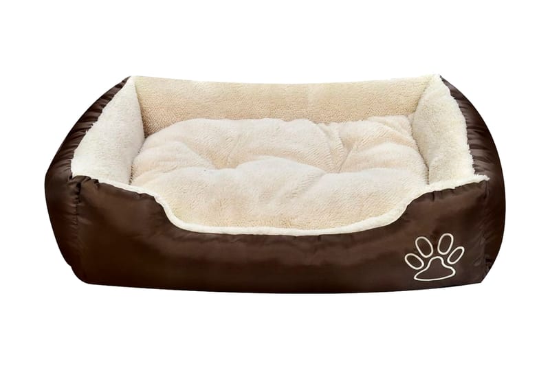 Hundbädd brun och beige XXL - Brun - Möbler - Husdjursmöbler - Hundmöbler - Hundbädd & hundsäng