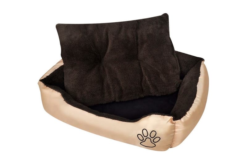 Hundbädd med kudde XL - Brun/Beige - Möbler - Husdjursmöbler - Hundmöbler - Hundbädd & hundsäng