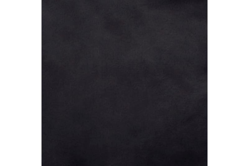 Hundbädd svart 69x59x19 cm plysch och konstläder - Svart - Möbler - Husdjursmöbler - Hundmöbler - Hundbädd & hundsäng
