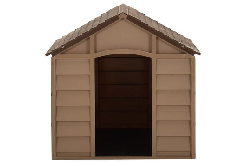 Hundkoja brun 71x71,5x68 cm PP - Brun - Möbler - Husdjursmöbler - Hundmöbler - Hundbädd & hundsäng