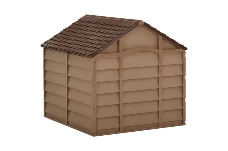 Hundkoja brun 71x71,5x68 cm PP - Brun - Möbler - Husdjursmöbler - Hundmöbler - Hundbädd & hundsäng