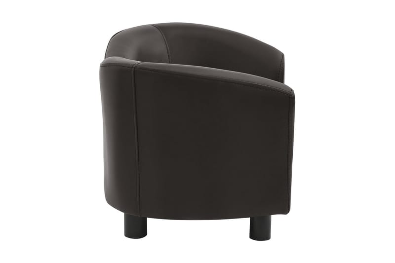 Hundsoffa brun 67x41x39 cm konstläder - Brun - Möbler - Husdjursm�öbler - Hundmöbler - Hundbädd & hundsäng