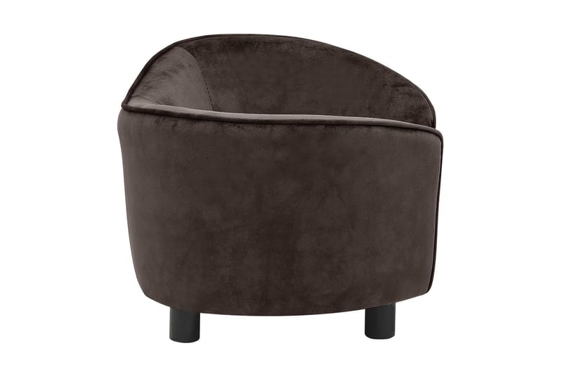 Hundsoffa brun 69x49x40 cm plysch - Brun - Möbler - Husdjursmöbler - Hundmöbler - Hundbädd & hundsäng