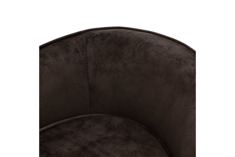 Hundsoffa brun 69x49x40 cm plysch - Brun - Möbler - Husdjursmöbler - Hundmöbler - Hundbädd & hundsäng