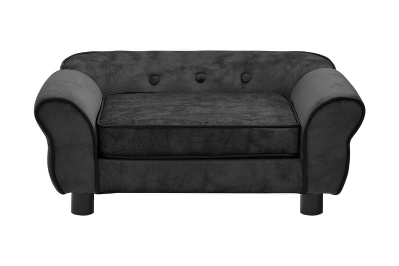 Hundsoffa mörkgrå 72x45x30 cm plysch - Mörkgrå - Möbler - Husdjursmöbler - Hundmöbler - Hundbädd & hundsäng
