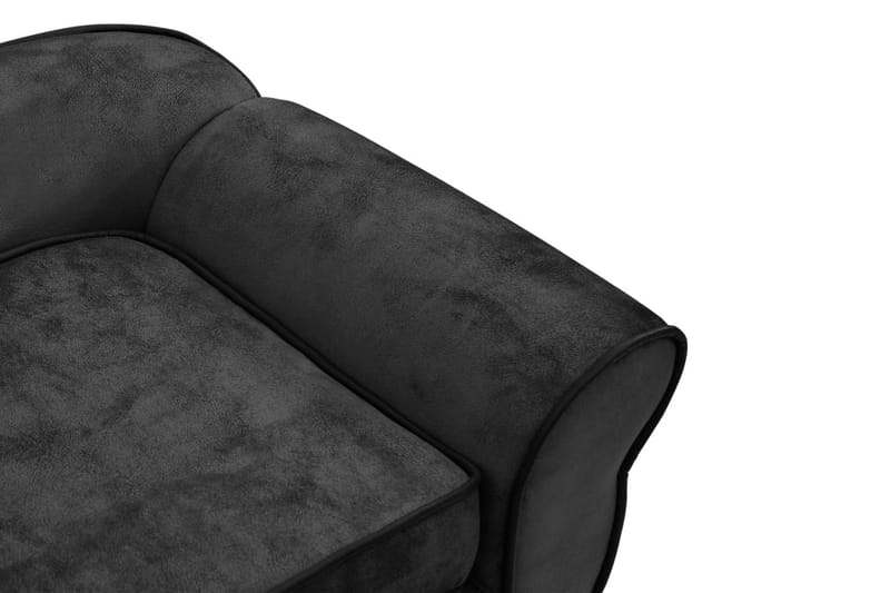 Hundsoffa mörkgrå 72x45x30 cm plysch - Mörkgrå - Möbler - Husdjursmöbler - Hundmöbler - Hundbädd & hundsäng