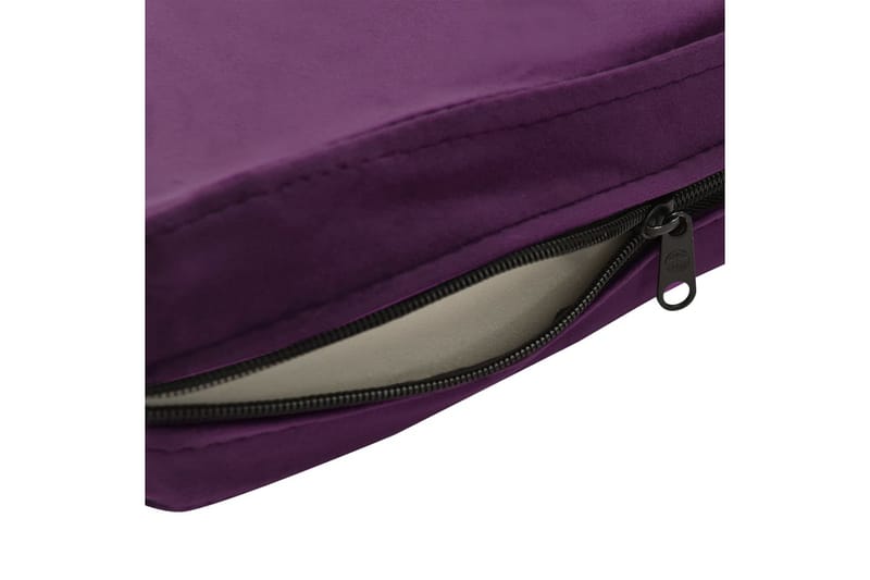 Hundsoffa mörklila 72x45x30 cm plysch - Lila - Möbler - Husdjursmöbler - Hundmöbler - Hundbädd & hundsäng