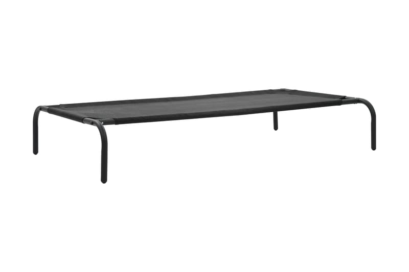 Upphöjd hundbädd svart L textilene - Svart - Möbler - Husdjursmöbler - Hundmöbler - Hundbädd & hundsäng