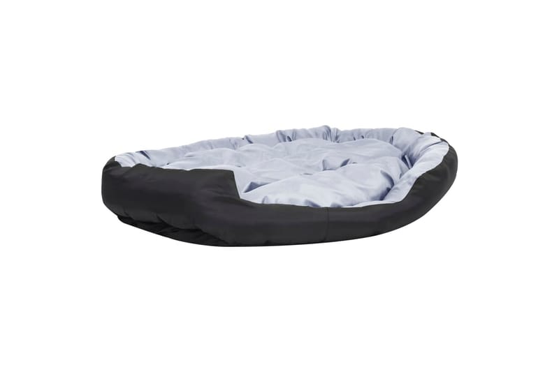 Vändbar och tvättbar hundsäng grå och svart 150 x 120 x 25 c - Grå - Möbler - Husdjursmöbler - Hundmöbler - Hundbädd & hundsäng