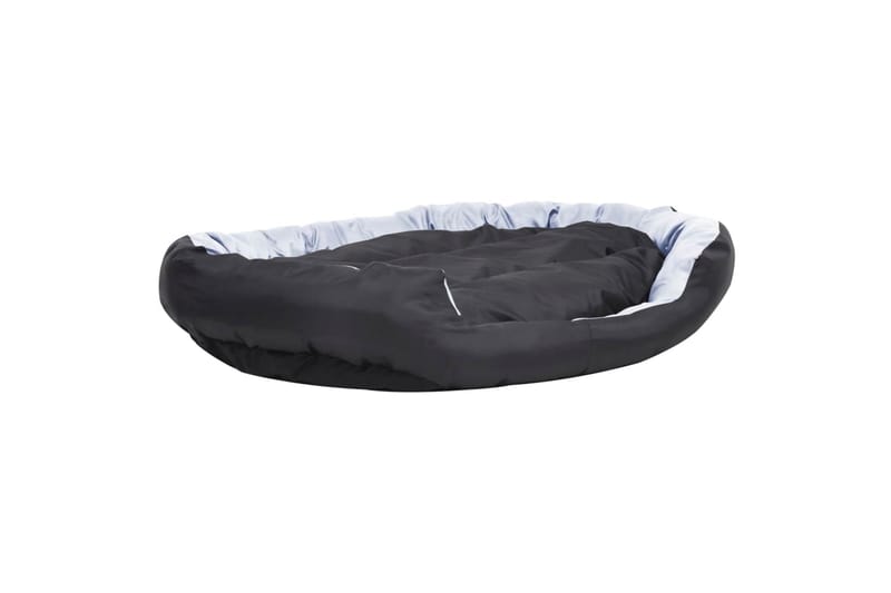 Vändbar och tvättbar hundsäng grå och svart 150 x 120 x 25 c - Grå - Möbler - Husdjursmöbler - Hundmöbler - Hundbädd & hundsäng