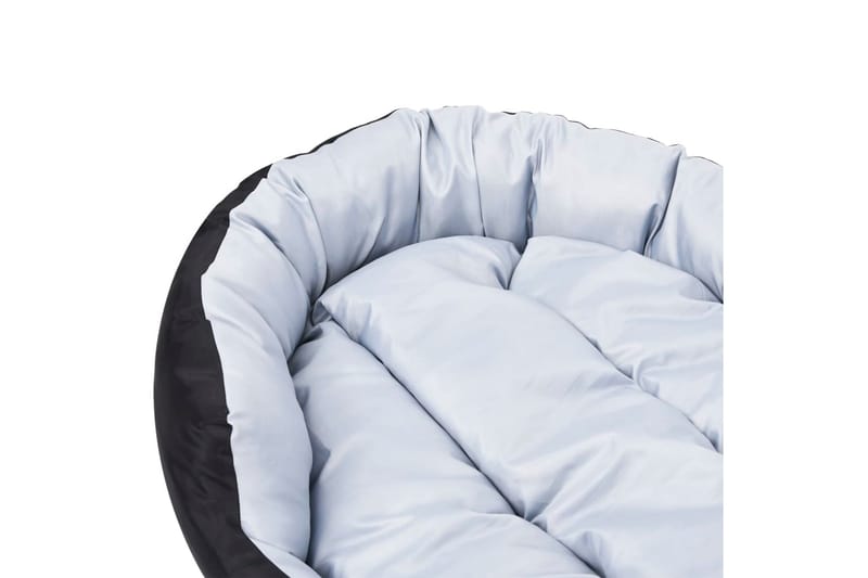 Vändbar och tvättbar hunds�äng grå och svart 85x70x20 cm - Grå - Möbler - Husdjursmöbler - Hundmöbler - Hundbädd & hundsäng