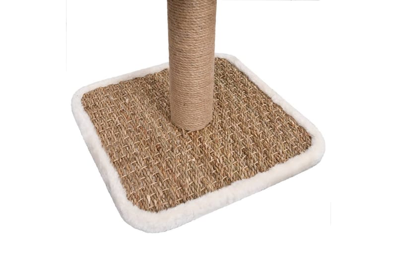 Kattmöbel med tunnel och leksak 56 cm sjögräs - Beige - Möbler - Husdjursmöbler - Kattmöbler - Katthus & kattkoja