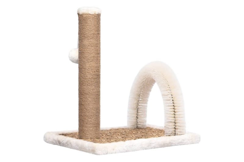 Katträd med massagebåge och klöspelare - Brun - Möbler - Husdjursmöbler - Kattmöbler - Katthus & kattkoja