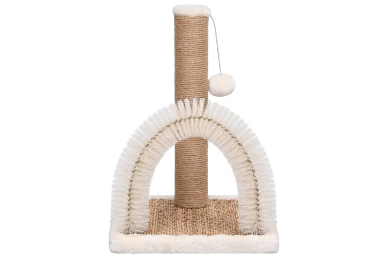 Katträd med massagebåge och klöspelare - Brun - Möbler - Husdjursmöbler - Kattmöbler - Katthus & kattkoja