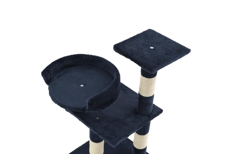Katträd med klöspelare i sisal 65 cm blå - Blå - Möbler - Husdjursmöbler - Kattmöbler - Klösträd & klösmöbler