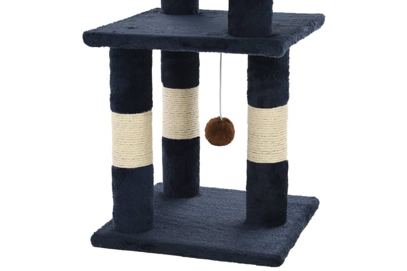 Katträd med klöspelare i sisal 65 cm blå - Blå - Möbler - Husdjursmöbler - Kattmöbler - Klösträd & klösmöbler