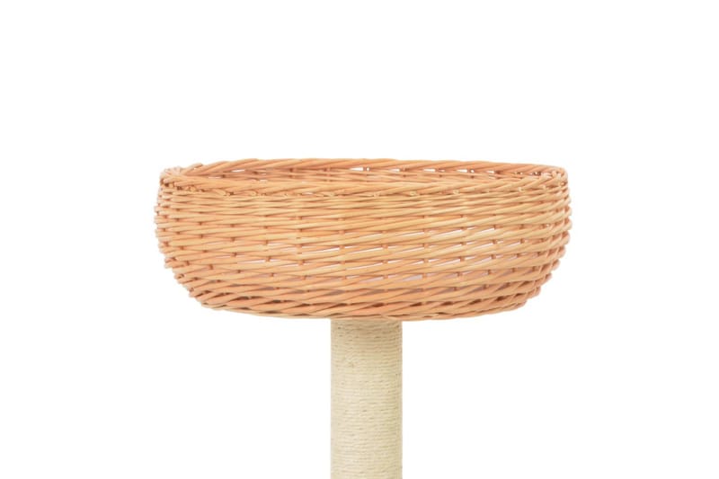 Katträd med klöspelare i sisal & naturlig pil - Brun - Möbler - Husdjursmöbler - Kattmöbler - Klösträd & klösmöbler