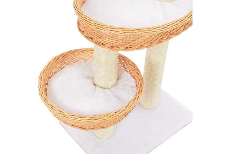 Katträd med klöspelare i sisal & naturlig pil - Brun - Möbler - Husdjursmöbler - Kattmöbler - Klösträd & klösmöbler