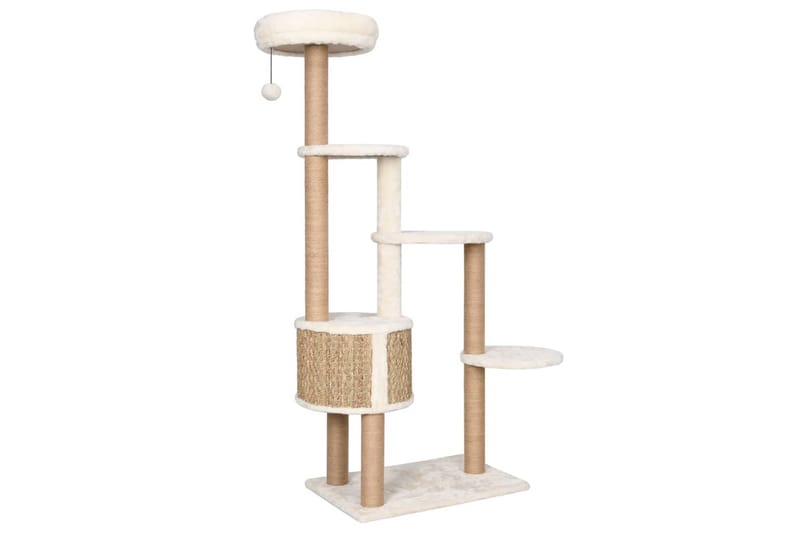 Klösträd med dyna och klöspelare 148 cm sjögräs - Beige - Möbler - Husdjursmöbler - Kattmöbler - Klösträd & klösmöbler