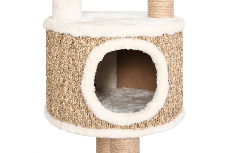 Klösträd med dyna och klöspelare 148 cm sjögräs - Beige - Möbler - Husdjursmöbler - Kattmöbler - Klösträd & klösmöbler