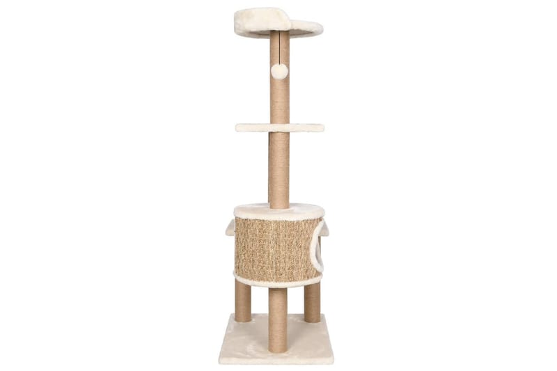 Klösträd med klöspelare 123 cm sjögräs - Beige - Möbler - Husdjursmöbler - Kattmöbler - Klösträd & klösmöbler