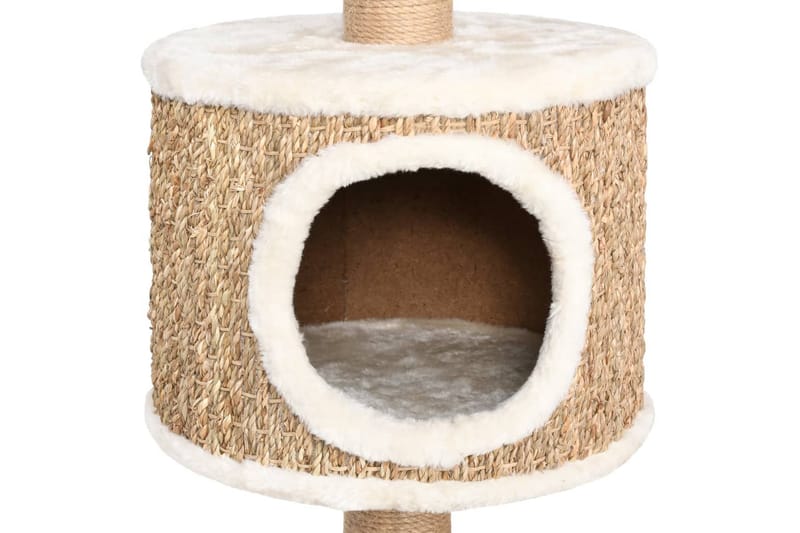 Klösträd med klöspelare 123 cm sjögräs - Beige - Möbler - Husdjursmöbler - Kattmöbler - Klösträd & klösmöbler