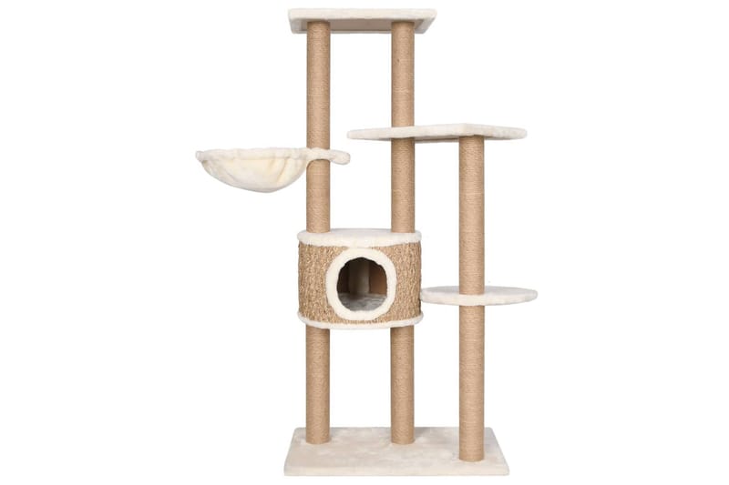Klösträd med klöspelare 126 cm sjögräs - Beige - Möbler - Husdjursmöbler - Kattmöbler - Klösträd & klösmöbler