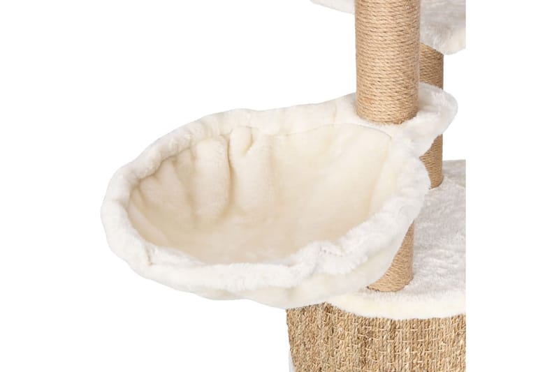 Klösträd med klöspelare 126 cm sjögräs - Beige - Möbler - Husdjursmöbler - Kattmöbler - Klösträd & klösmöbler