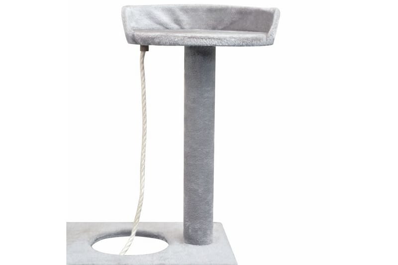 Klösträd med klöspelare i sisal 150 cm grå - Grå - Möbler - Husdjursmöbler - Kattmöbler - Klösträd & klösmöbler