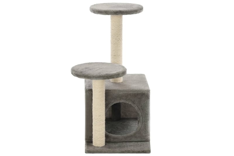 Klösträd med klöspelare i sisal 60 cm grå - Mörkgrå - Möbler - Husdjursmöbler - Kattmöbler - Klösträd & klösmöbler