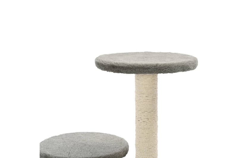 Klösträd med klöspelare i sisal 60 cm grå - Mörkgrå - Möbler - Husdjursmöbler - Kattmöbler - Klösträd & klösmöbler