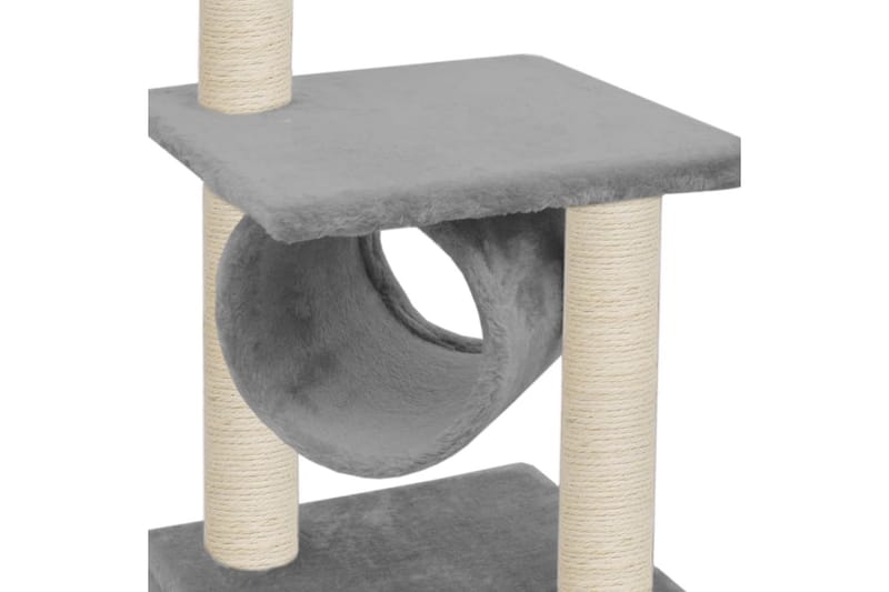 Klösträd med klöspelare i sisal 65 cm grå - Grå/Brun - Möbler - Husdjursmöbler - Kattmöbler - Klösträd & klösmöbler