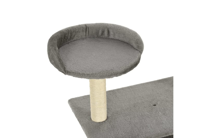 Klösträd med klöspelare i sisal 95 cm grå - Grå/Brun - Möbler - Husdjursmöbler - Kattmöbler - Klösträd & klösmöbler