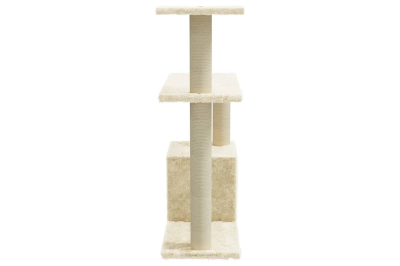 Klösträd med klöspelare i sisal gräddvit 70 cm - Kräm - Möbler - Husdjursmöbler - Kattmöbler - Klösträd & klösmöbler