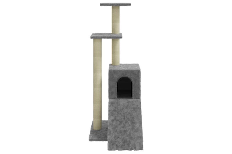 Klösträd med klöspelare i sisal ljusgrå 92 cm - Grå - Möbler - Husdjursmöbler - Kattmöbler - Klösträd & klösmöbler