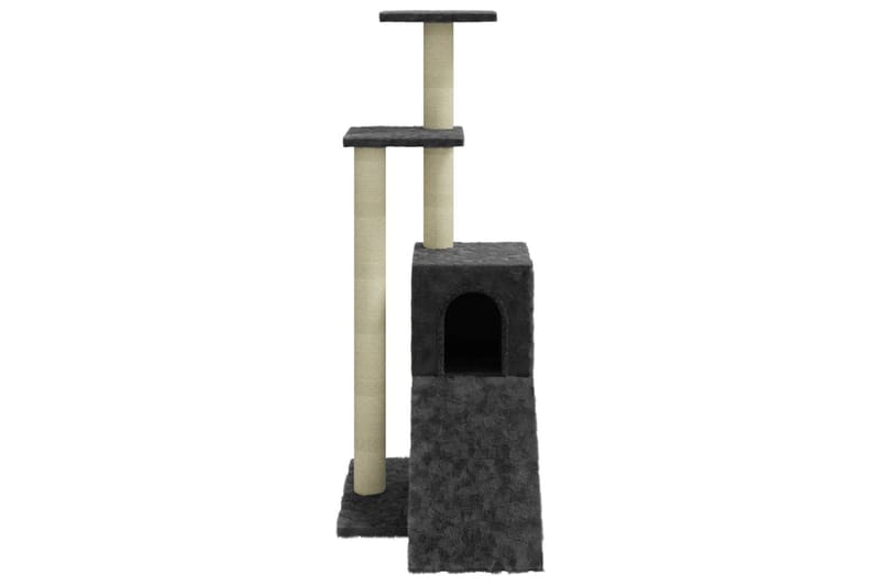 Klösträd med klöspelare i sisal mörkgrå 92 cm - Grå - Möbler - Husdjursmöbler - Kattmöbler - Klösträd & klösmöbler
