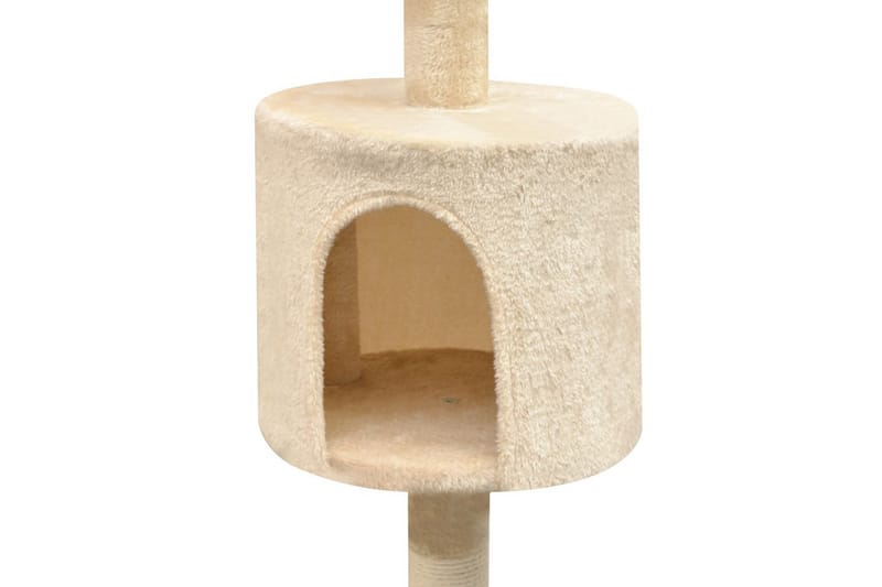 Klösträd med klöspelare och 125 cm beige - Beige - Möbler - Husdjursmöbler - Kattmöbler - Klösträd & klösmöbler