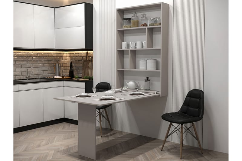 Abi Matbord Vägghängt 130 cm Rektangulär - Beige - Möbler - Matplats - Matbord & köksbord