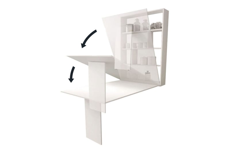 Abi Matbord Vägghängt 130 cm Rektangulär - Beige - Möbler - Matplats - Matbord & köksbord