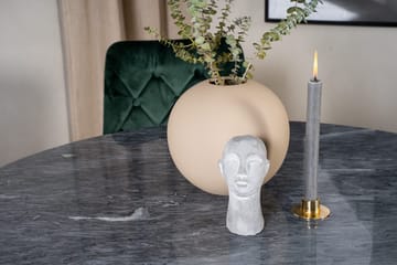 Admira Matbord 106 cm Runt Marmor med 4 Velvet Deluxe Sammetsstol - Möbler - Matplats - Matgrupp & matbord med stolar