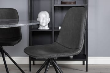 Admira Matbord 106 cm Runt Marmor med 4 Polar Matstol - Möbler - Matplats - Matgrupp & matbord med stolar